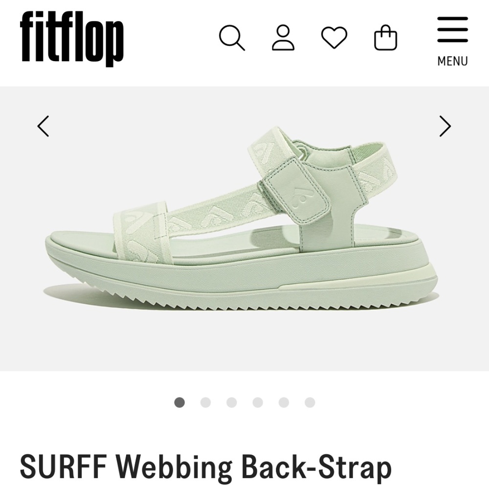 Fitflop SURFF Webbing Back-Strap Sandals